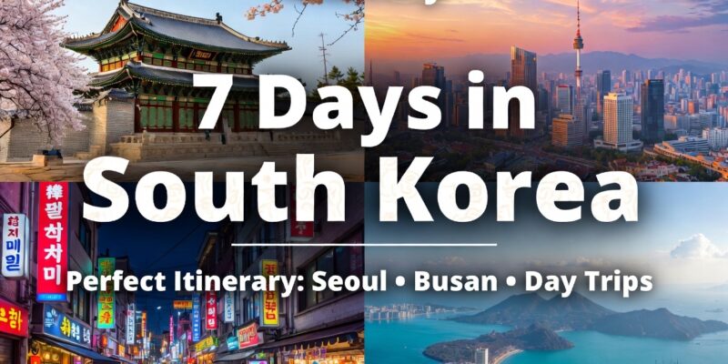 south korea itinerary 7 days