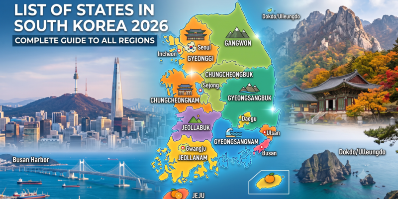 List of States in South Korea