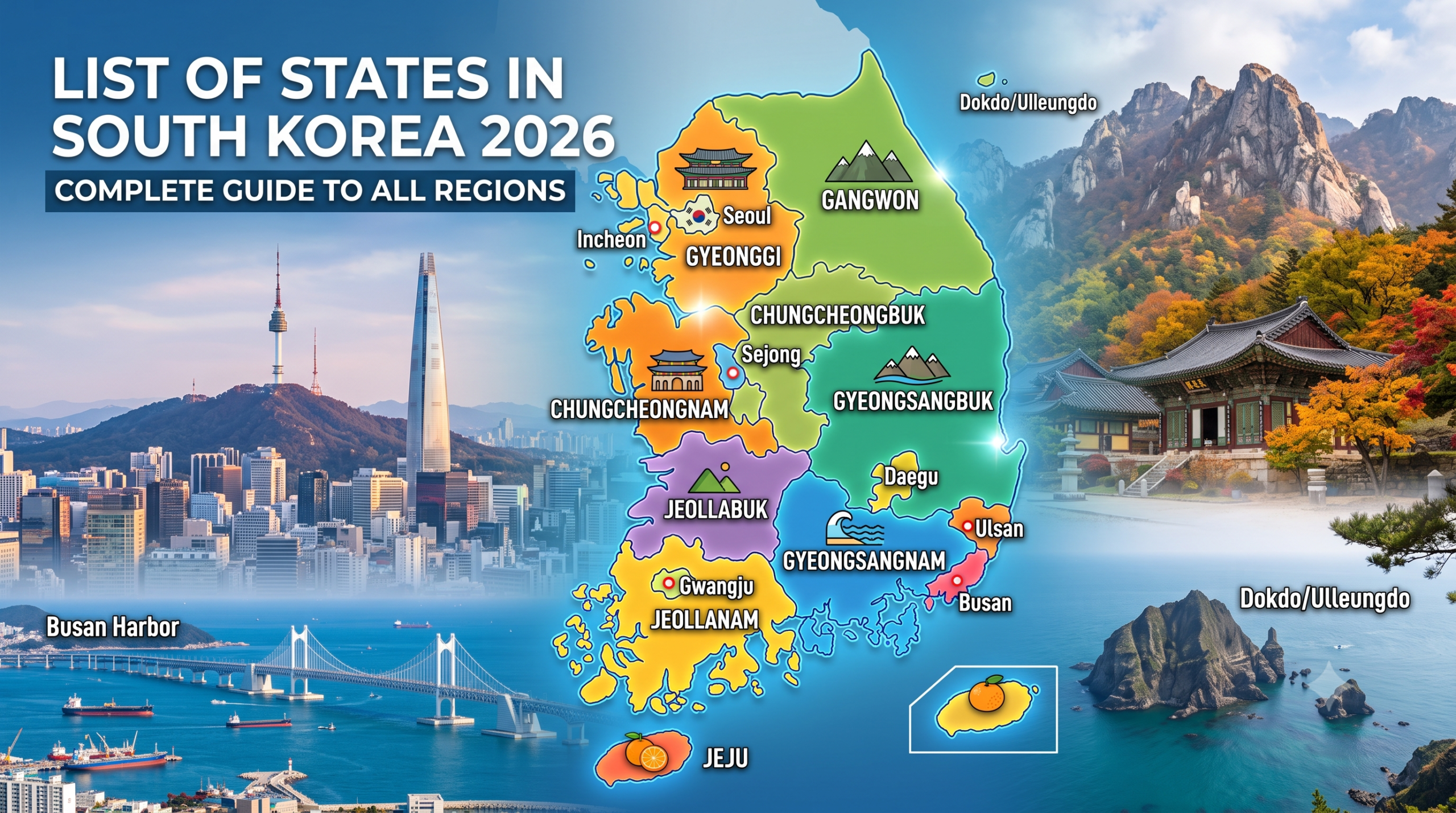 List of States in South Korea