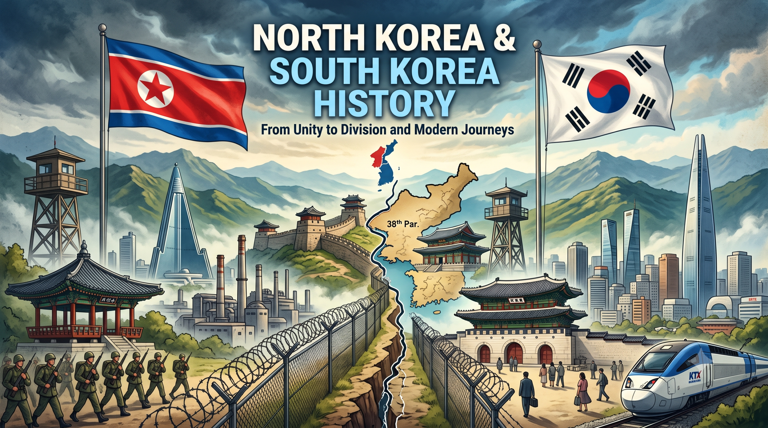 North Korea and South Korea History